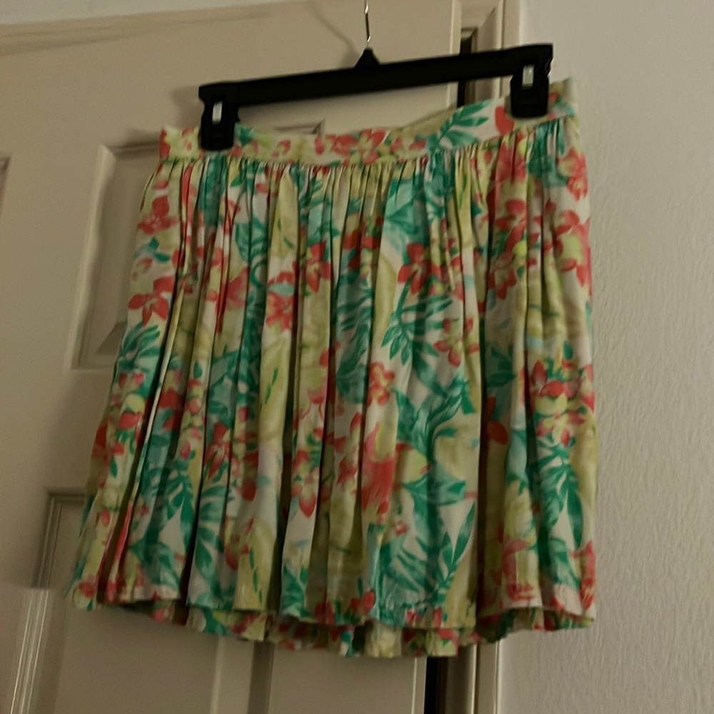 Y2K Soft Floral Miniskirt with Pockets